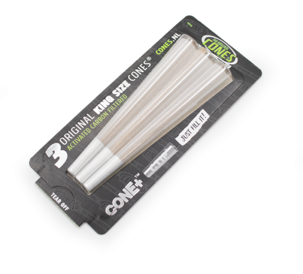 Cones+ - Classic 3 stk Blister (Aluminium Filter)